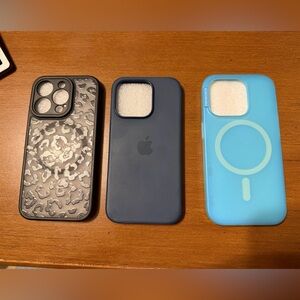 iPhone 15 Pro set of 3 cases